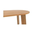 thumbnail image 6 of Moe's Home Collection Delta Oval Outdoor Dining Table Natural Wood Dining Tables, 6 of 6