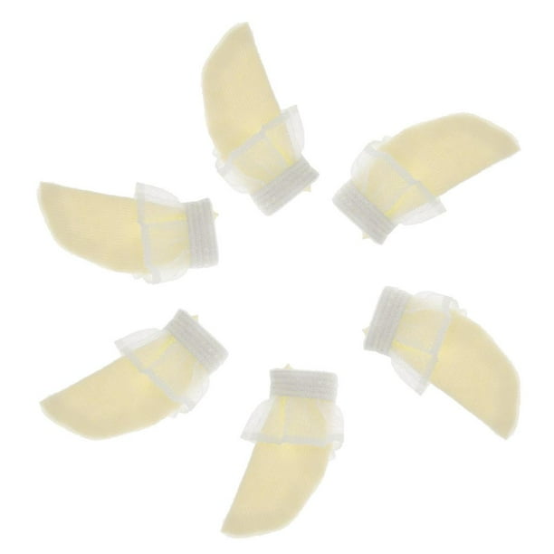 Calcetines de Tobillo de Encaje Hechos a Mano para 1/6 Blythe BJD Dolls dorado perfke