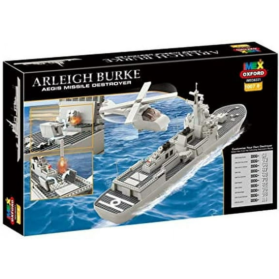 Arleigh Burke U.S. Destroyer Brick Building Set (1,007pc)