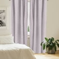 thumbnail image 2 of Ambesonne Purple Curtains, Sea Waves Inspired, Pair of 28"x95", Pale Pink Purple, 2 of 5