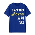 thumbnail image 1 of Krdevn T-Shirt à Manches Courtes Imprimé Graphique pour Femmes Col Rond Décontracté Doux Basique Quotidien, 1 of 3