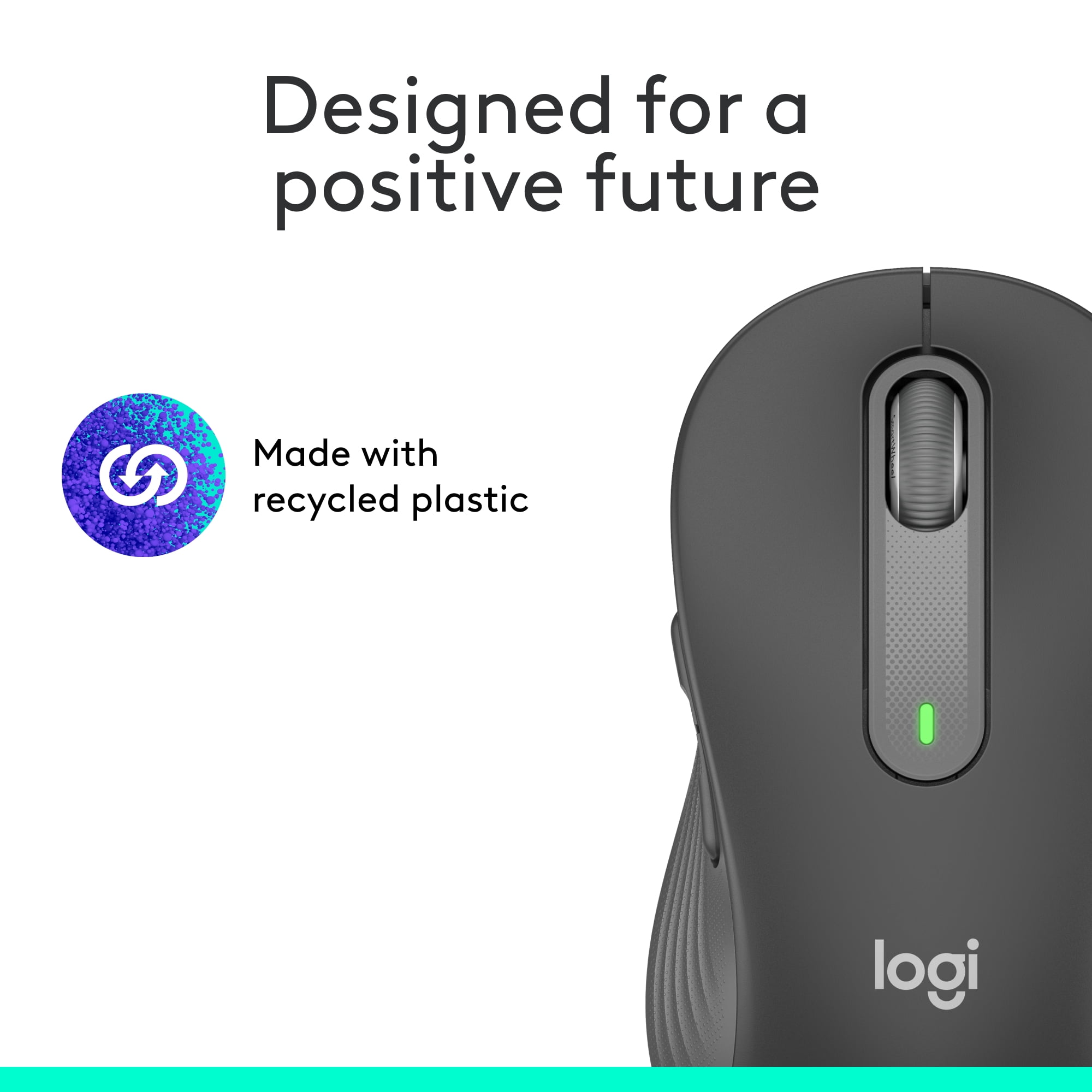 Logitech Signature M650 L Souris Sans Fil Grande Taille, Pour Mains Larges, Graphite