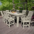 thumbnail image 2 of Highwood 7-pc Lehigh Dining Set - 42" x 84" Rectangle Table, Counter Height, Outdoor, Eco-friendly, Synthetic Wood, 2 of 9