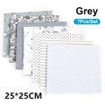 thumbnail image 1 of Amdohai 7Pcs/Set DIY Assorted Pattern Floral Printed Patchwork Cotton Fabric Cloth Sewing Quilting Cloth 250x250mm, 1 of 8