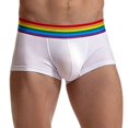 thumbnail image 5 of Domuza Mens Boxer Briefs Multiple Colors Underwear for Men Soft Breathable Trunk Soft Comfortable Underwear White XL, 5 of 5