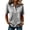 Dark Gray, variant on Polo Shirts For Women Three Buttons Short Sleeve Collared Golf Shirts Womens Summer Relaxed Fit Breathable Tops Casual V Neck Business Blouses