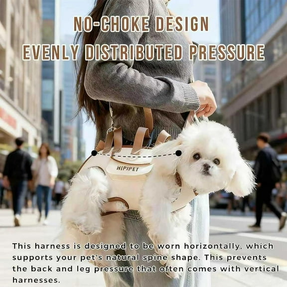 Portable breathable pet carrier sling and backpack, breathable mesh safety support, durable oxford fabric, machine washable