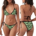 thumbnail image 3 of Fotbe Avocado Heart Traje de Baño para Mujer de Dos Piezas – Bikini Sexy de Tirantes Tipo Halter con Diseño Triangular, 3 of 6