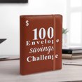thumbnail image 1 of Savings Challenge Wallet Planners Book Portátil 100 sobres Savings Challenge Carpeta reutilizable para planificador de presupuesto, 1 of 5