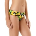 thumbnail image 2 of Juniors' Citrus Kick Flounce Scoop Bikini Bottom, 2 of 7
