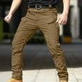 thumbnail image 3 of Mens Stretch Work Pants Quick-Dry DEUUZHENQI Resistant Hiking Pants Lightweight Hunting Multi-Pocket Cargo Pants, 3 of 4