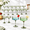 Green, variant on 24 Count Clear Petal Shape Disposable Plastic Martini Glasses, 7oz
