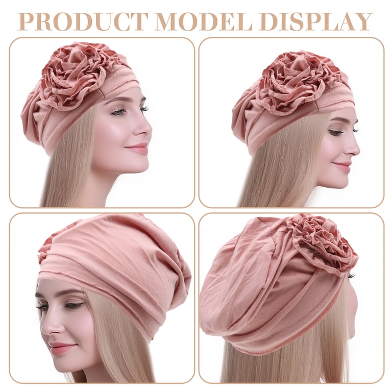 SPOKKI 6 Pcs Stretchy Turban Headwear for Women – Soft  display picture 1