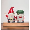 thumbnail image 2 of Ceramic Gnome Santa and Mrs Claus Salt and Pepper Shakers, 2 of 3