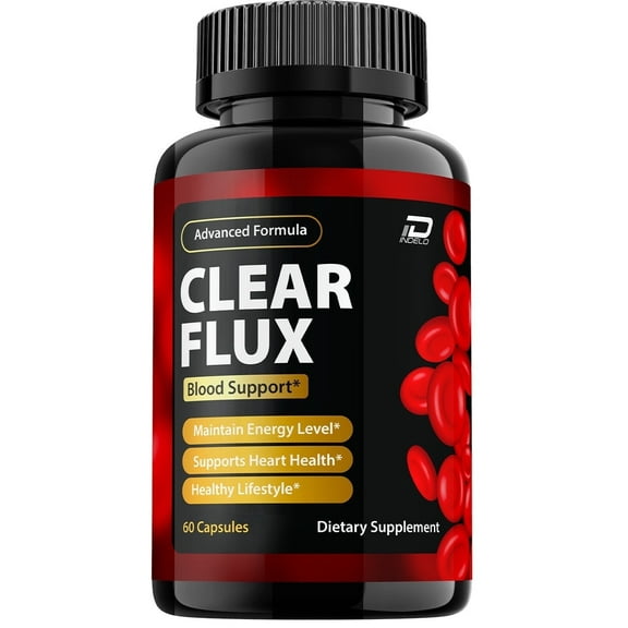 Clear Flux Capsules - ClearFlux Advanced Supplement, Maximum Strength, Maintain Healthy Levels, 60 Capsules