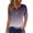 Multicolor, variant on Tops Women's Flowy Elegant Loose Fit Tshirt Short Sleeve Fashion Solid T-shirt Cotton Soft V-Neck Tshirts Plus Cotton Linen Tee Tops Tunics Work Out Ladies Blouse Shirts Gray M