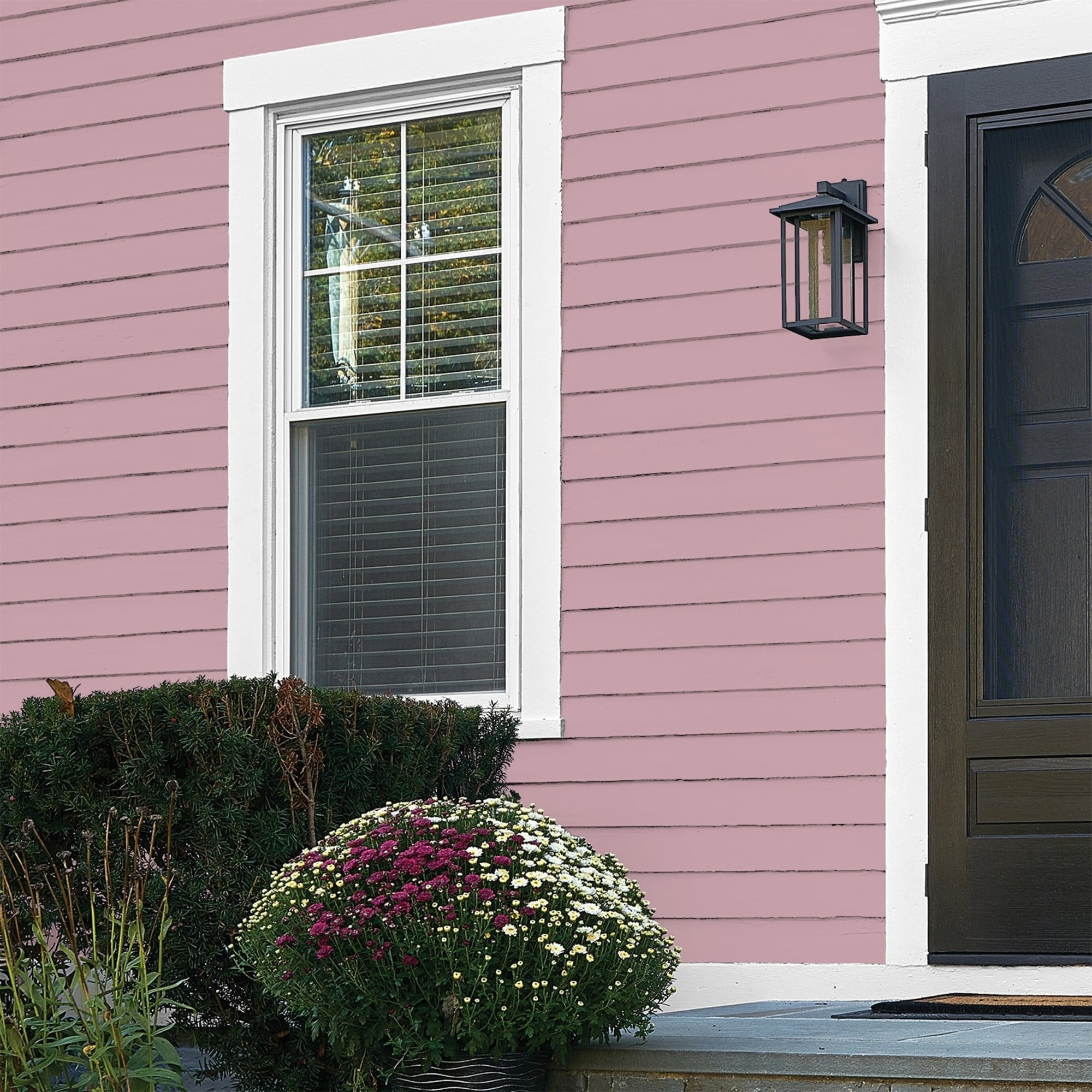 Glidden Fundamentals Lighthearted Rose / Purple, Flat Exterior Paint, 5 Gallon