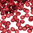 thumbnail image 4 of Loose Sequins 6MM Laser Sequins 2400Pcs Cup Sequins Embroidery Sequins for Jewelry Making Crafts Sewing,Red, 4 of 5