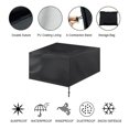 thumbnail image 3 of LAFGUR Outdoor Chair Dust Cover, Wear-Resistant Anti-Aging Waterproof Foldable Chair Dust Cover, Sun-Resistant Durable Picnic For Outdoor Courtyard Garden, 3 of 8