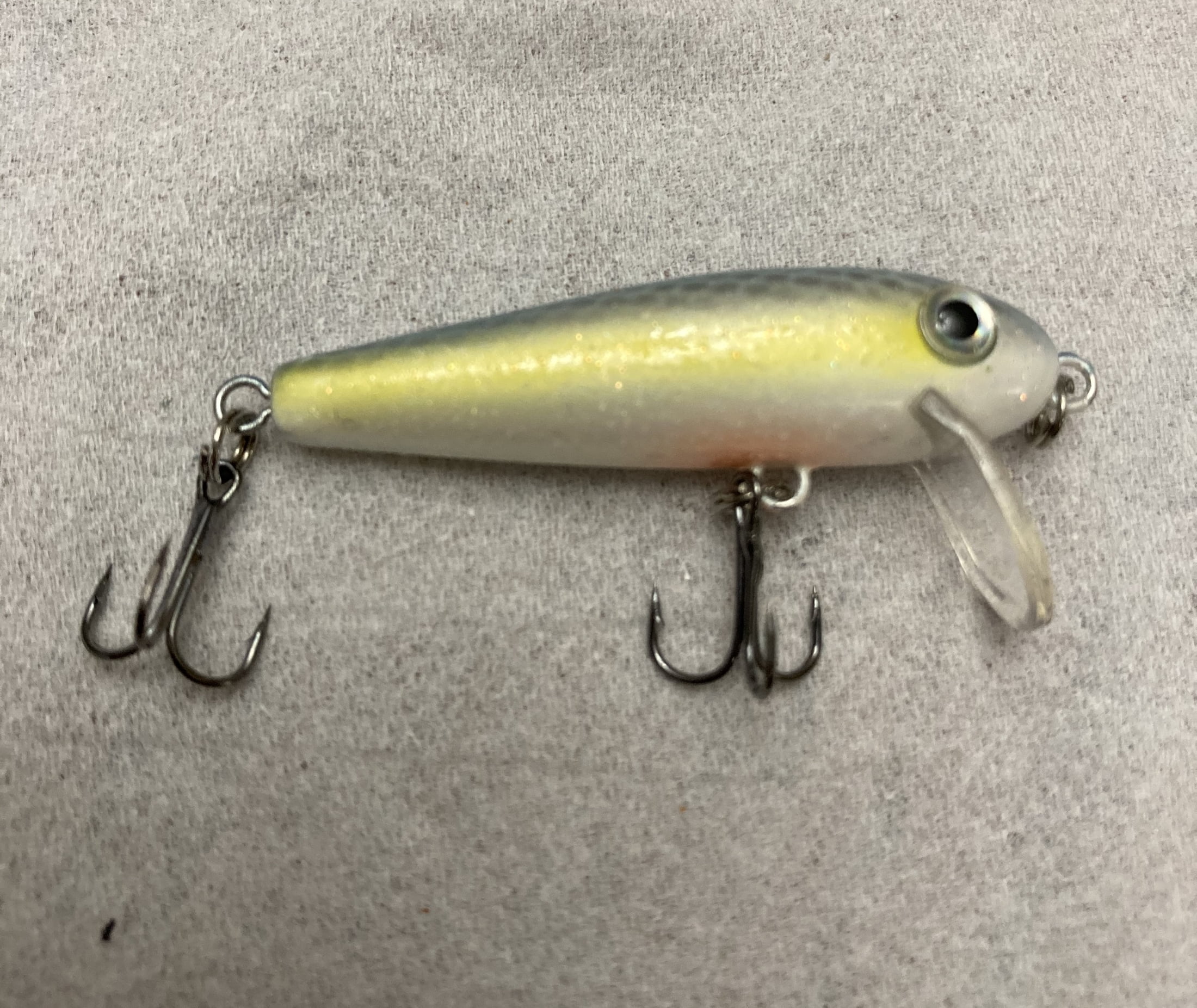 Arkie Lures Crappie Crankbait Minnow, Color Sexee Shad