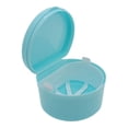 thumbnail image 1 of 1*Box Bradem Clear Out Deal, Plastic Container Case Denture Bath Box Mouthguards Storage, Travel Bottles & Containers Mint Green, Separate Bottling, 1 of 4