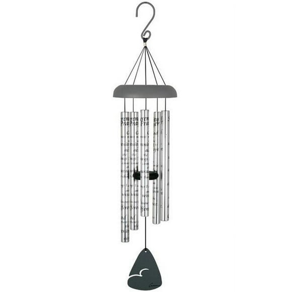 Carson 62952 30 in. Signature Sonnet Windchime - Serenity Prayer