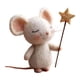 thumbnail image 1 of Ratones hechos a mano con adornos de muñecos de ratón estrella, miniatura navideña creativa para interiores Estilo D, 1 of 9