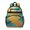 Blue and Gold Marble Pattern, variant on Green and Purple Marble Pattern Cute School Backpack Bag for School with Padded Back and Adjustable Shoulder Straps 15.25"x11.5"x5.25"