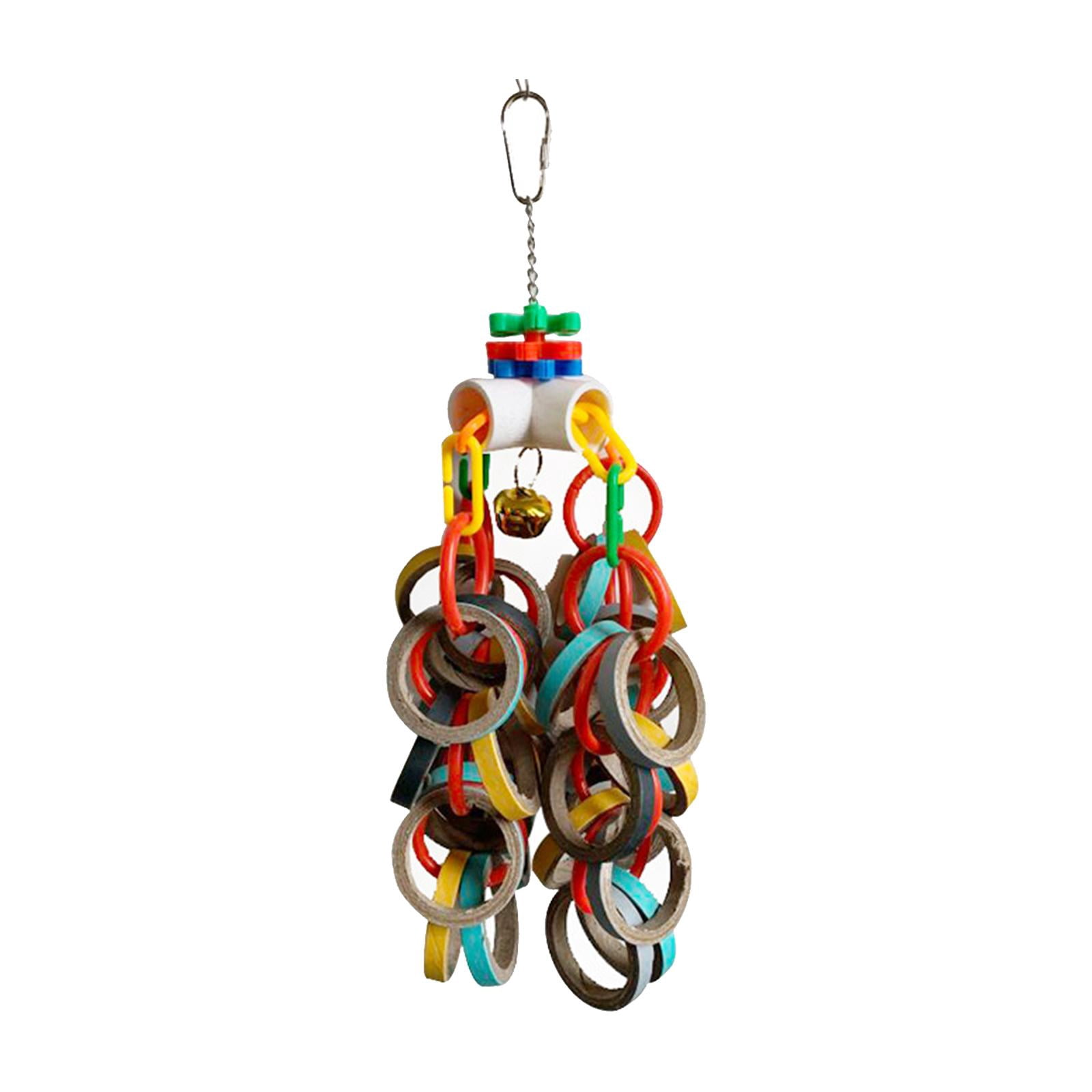 Bvdfgk Cage Bite Toy Parrot Toy Perch Bird Chewing Toy for Parakeets, Budgies, Hamster,