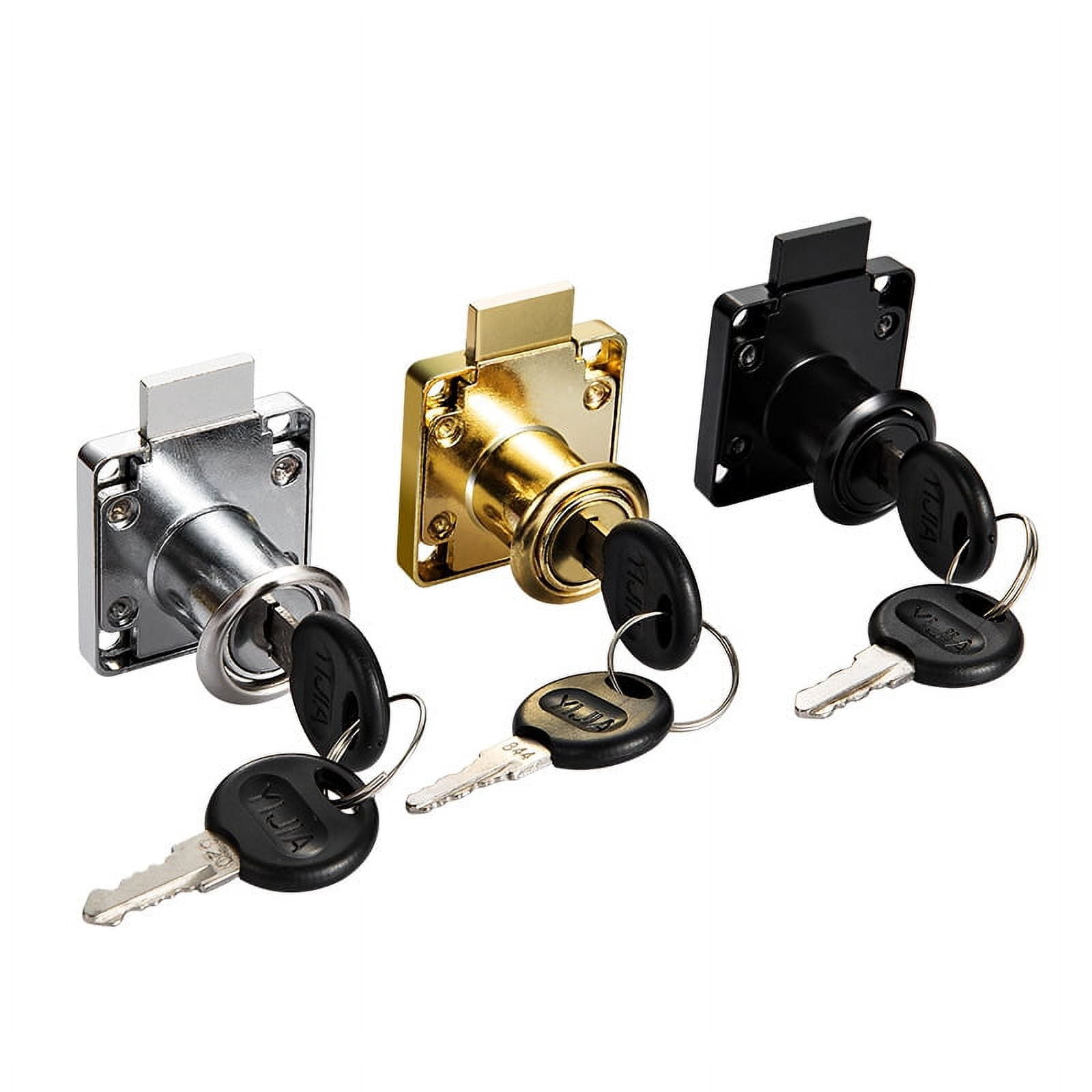 Cerraduras para cajones de escritorio (3 piezas de 16 * 20,5 mm
