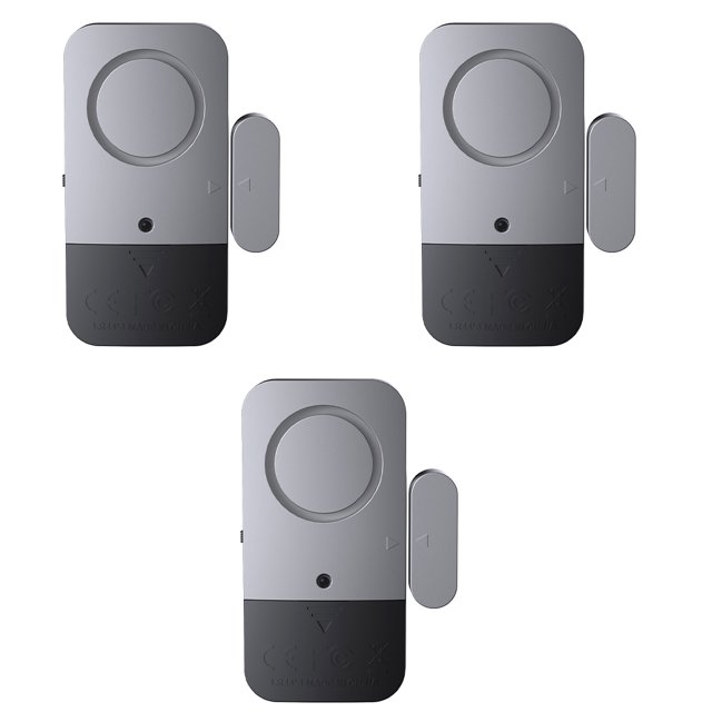Alarma de ventana y puerta Billuyoard Sistema de protección de seguridad antirrobo 120dB 3 piezas