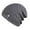 Grey, variant on Prolriy Beanies Hats Men Women's Foldable Handmade Ear Warm Wool Cap Cotton Hat Knitted Hat Windproof Cold Sweat Hat Wool Beanie Winter Hats for Women Black