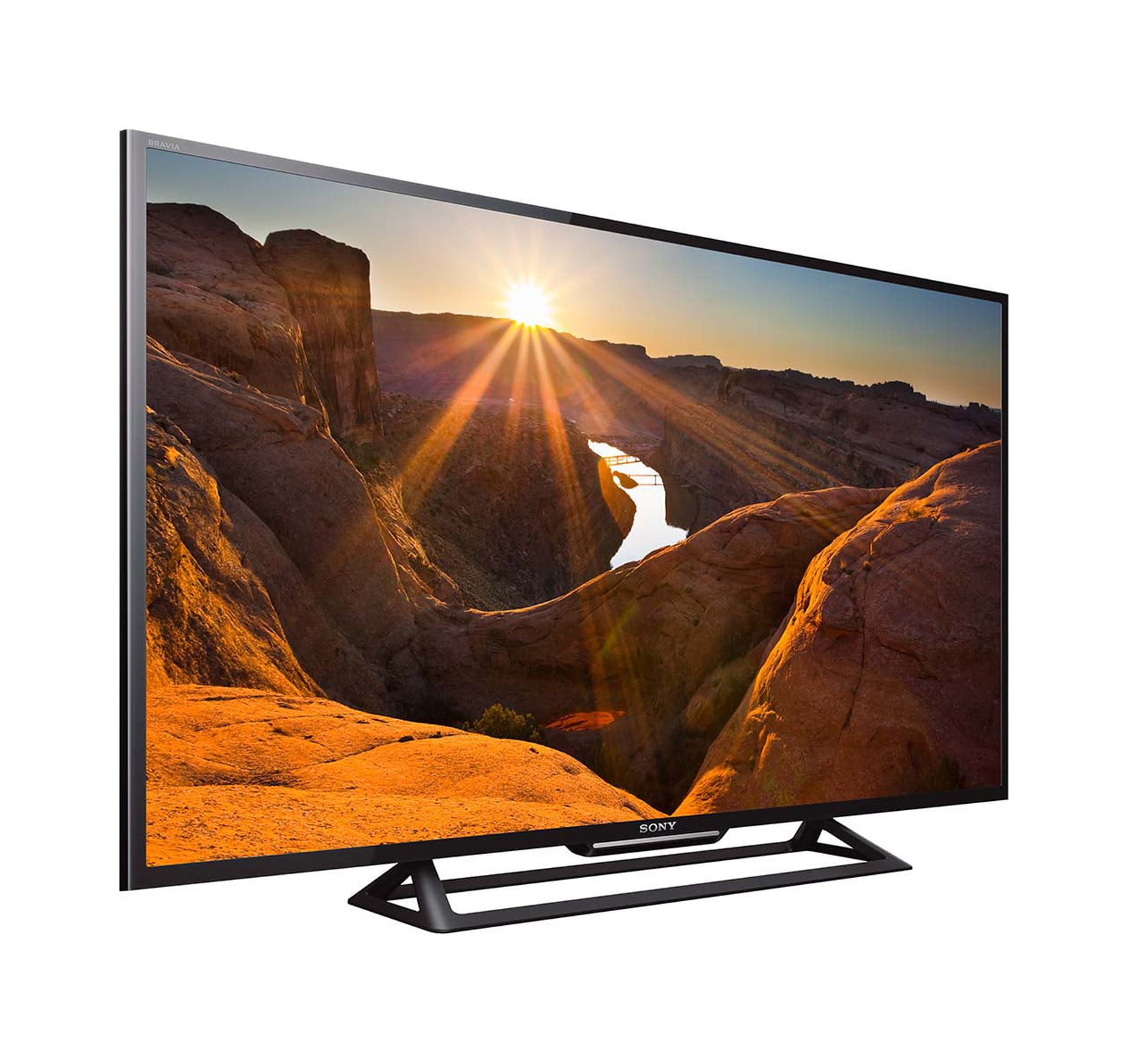 Sony KDL-40R510C - 40" Class - BRAVIA R550C Series LED TV - Smart TV - 1080p (Full HD) 1920 x 1080 - edge-lit, frame dimming - black - image 2 of 4