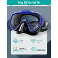 thumbnail image 4 of Greatever Snorkel Set Adults Snorkeling Gear Anti-Fog Panoramic View Swim Mask Dry Top Snorkel Kit with Carry Bag for Snorkeling Scuba Diving Travel, 4 of 6