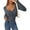 Grey, variant on PRETTYGARDEN Women's Long Sleeve Tops Fall Fashion Henley Shirts Slim Fitted Ribbed Knit Tees Blouses Going Out Outfits