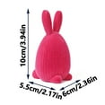 thumbnail image 2 of CuiLiyq Easter Plush Rabbit Ornament, 1 Pcs Plush Standing Rabbit Statue With Long Ears, Spring Tables Decoration Centerpieces Indoor Easter Decorating Bunnies for Home Office Party Supplies, Red, 2 of 2
