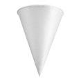 thumbnail image 2 of Konie, KCI40KR, Rolled Rim Paper Cone Cups, 200 / Pack, White, 4 fl oz, 2 of 4