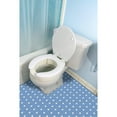 Essential Medical Supply Hinged Toilet Seat Riser for Standard Size