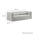 thumbnail image 3 of Modway Relle Channel Tufted Boucle Upholstered Sofa, 3 of 9