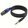 thumbnail image 5 of Female Xlr To 1/4 Inch Trs Stereo Jack Cable - Perfect For Speakers, Condenser Mics, Guitars, And Mixers, 5 of 5