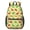 Dinosaur and Silhouette, variant on Dinosaur and Speech Bubble Bright 17" School Backpacks for Teens,Waterproof Oxford Fabric,S-Shape Padded Straps for School,Travel,Hiking,Camping