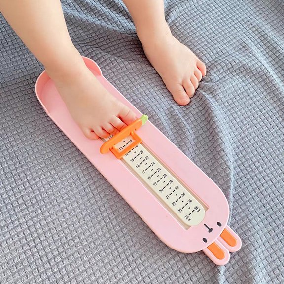 WASHWEPE Infants Feet Measurement Gauge for Children Shoes Ruler ABS Plastic 1Pack 12.2x3.5in