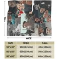 thumbnail image 3 of Jaeden Martell Collage Soft and Comfortable Warm Fleece Blanket Throw Blankets, 3 of 5