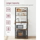 thumbnail image 4 of Barra de café, Estante de Cocina de 6 Niveles con 6 Ganchos, Soporte para microondas, Industrial, 15.7 x 23.6 x 65.7 Pulgadas, café rústico y Negro, 4 of 9