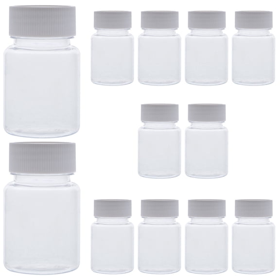 OATIPHO Clear Pc Beverage Containers Portable for Water and Juices 12Pcs