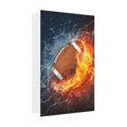 American Football In Fire And Water Birthday Cards Blank Cards Greeting