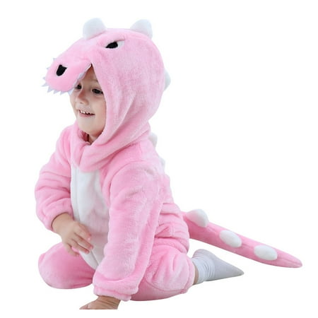 

JHLZHS Baby Boy Rompers 3-6 Months Long Sleeve Baby Dinosaur Cartoon Hooded Romper Toddler Jumpsuit Warm Outfit Toddler Boy Fall Outfits 4T Baptism Outfits for Boys