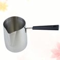 thumbnail image 1 of WHAMVOX Metal Coffee Pot Silver Milk Frother for Latte Use 1Pcs, 1 of 8