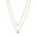 thumbnail image 2 of Neinkie Initiale Collier en Acier Inoxydable Lettre Script Nom Monogramme Pendentif pour les Femmes Cadeau (de l'Alphabet 26 A-Z), 2 of 7