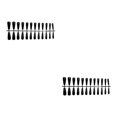 thumbnail image 4 of ZheElen Fake Nail Set French Style Scratch Resistant Press-on Fingernails Full Cover Removable for Trimble Adjustable Manicure Stickers Type 13 2Set, 4 of 6